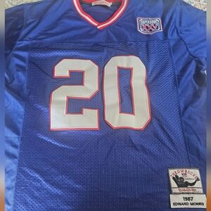 Mitchell & Ness Blue and White Retro Jersey